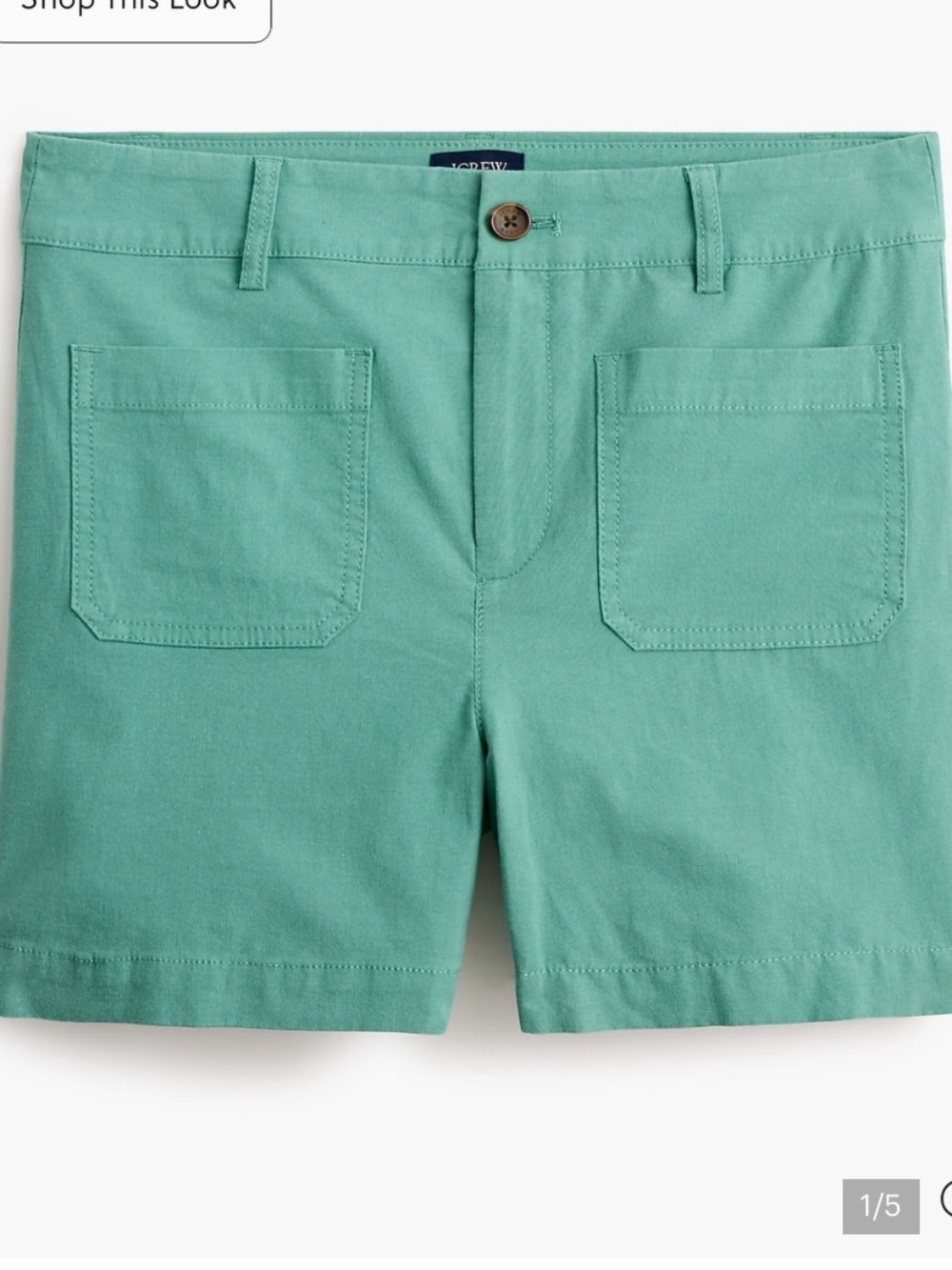 J Crew Lizzie Patch Pocket Shorts Womens 29